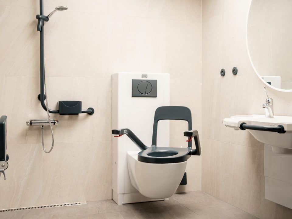 Bano Turnable Toilet in Bano bathroom